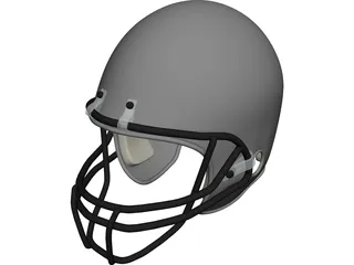 Football Helmet 3D Model