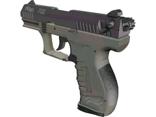 P22 Walther 3D Model