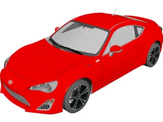 Scion FR-S (2013) 3D Model