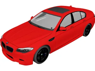 BMW M5 Sedan [F10] (2012) 3D Model