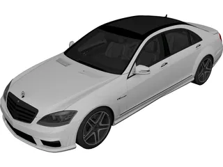 Mercedes-Benz S 65 AMG [W221] (2012) 3D Model