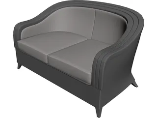 Modern Sofa 3D Model