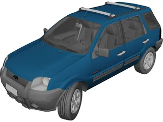 Ford EcoSport FreeStyle (2007) 3D Model 3D Preview