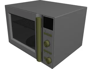 Microwave Oven 3D Model