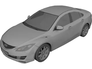 Mazda 6 Sedan (2008) 3D Model