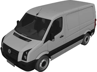 Volkswagen Transporter T5 Multivan Facelift 3D model