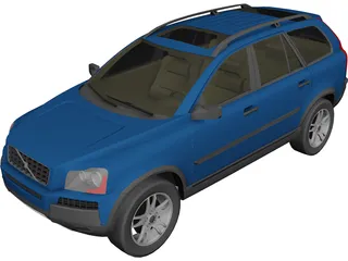 Volvo XC90 (2005) 3D Model 3D Preview