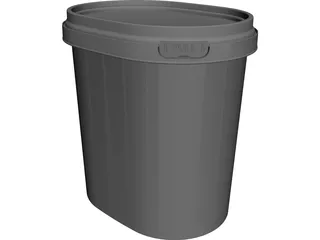 Bucket Container CAD 3D Model