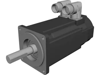 Kollmorgan AKM4 Motor CAD 3D Model