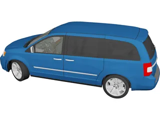 Chrysler Town and Country (2013) 3D Model