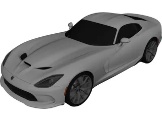 Dodge Viper (2013) 3D Model