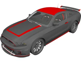 Ford Mustang Boss 302 (2013) 3D Model