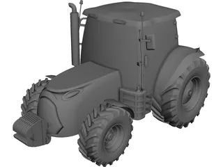 Tractor CAD 3D Model