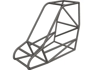 Baja Frame CAD 3D Model