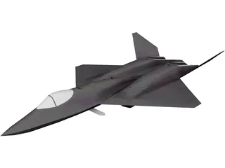 Northmann YF-23 Black Widow II 3D Model