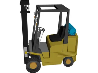 Forklift 3D Model