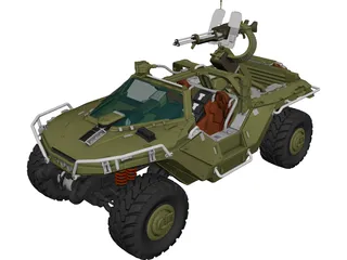 M12 FAV Warthog 3D Model