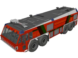 Rosenbauer Simba 8x8 3D Model