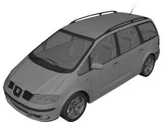 Seat Alhambra 3D Model