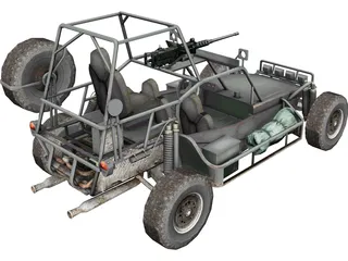 Military Buggy 3D Model