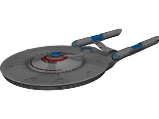 Star Trek USS Paladin 3D Model 3D Preview