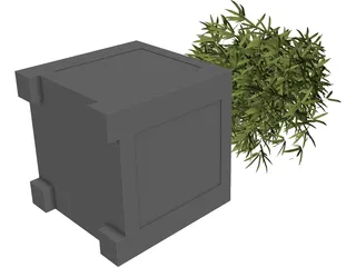 Bamboo Plant 3D Model