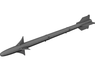 AIM-9 Sidewinder CAD 3D Model