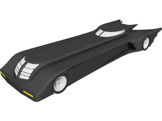 Batmobile 3D Model