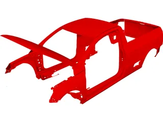 Volkswagen Pickup Body 3D Model