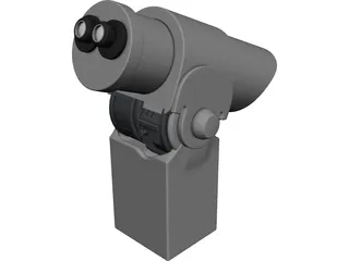 Public Binoculars 3D Model