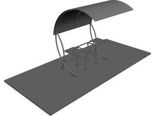 Barbecue CAD 3D Model