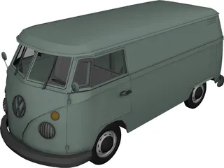 Volkswagen Kombi Type 2 3D Model