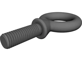 Eye Bolt CAD 3D Model