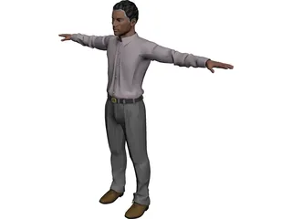 Business Man 3D Model