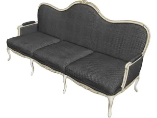 Chevigny Sofa 3D Model