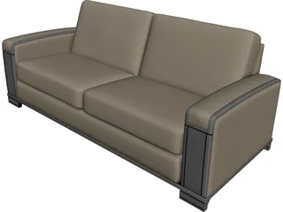 Ellesalotti Zenone Sofa 3D Model