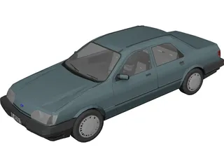 Ford Sierra Shaphire 3D Model