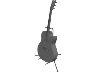 Guitar Yamaha 340 3D Model