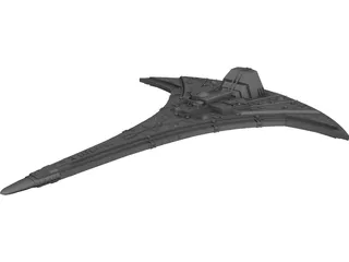 Star Gate Destiny Ship 3D Model