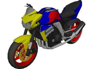 Kawasaki 750 3D Model