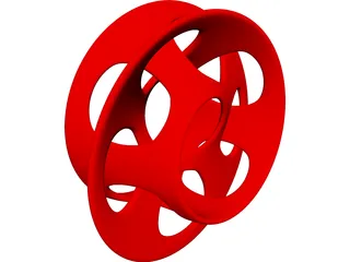 Moebius Strip 3D Model