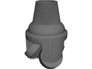 Tricone Drill 3D Model