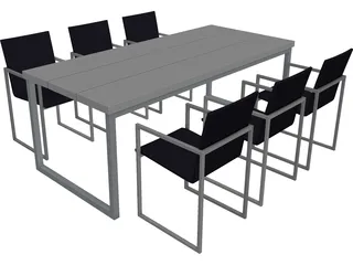 Dining Set 3D Model