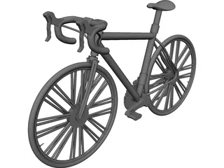 Race Bicycle 3D Model