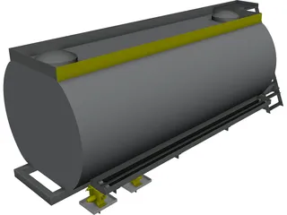 Oil Tanker Body 3D Model