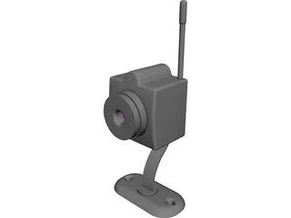 Micro Camera CAD 3D Model