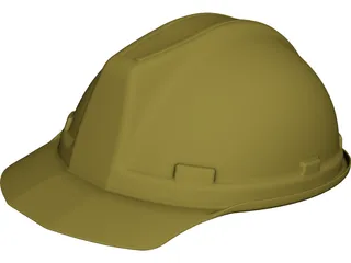 Worker Helmet CAD 3D Model