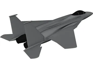 F-15C Eagle CAD 3D Model