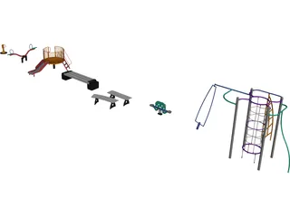 Playground Equipment 3D Model