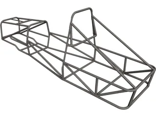 UNR Formula SAE 2014 Chassis CAD 3D Model